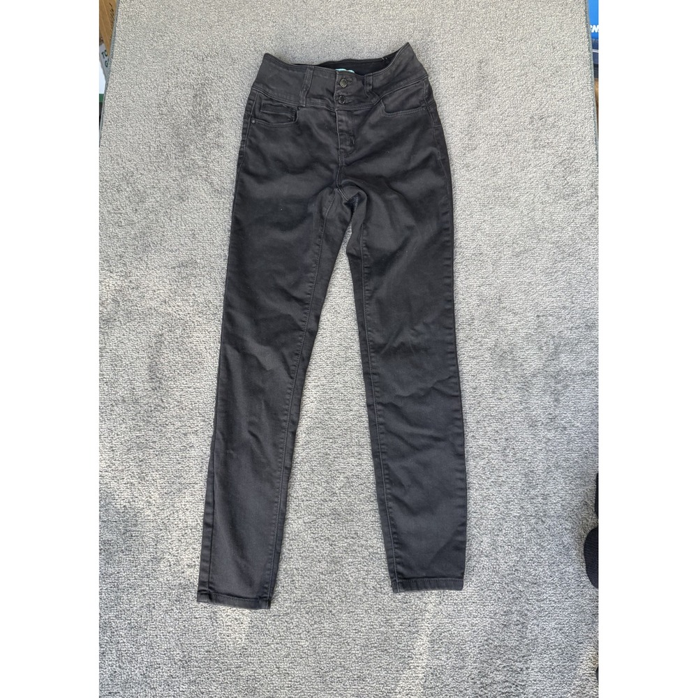 Wax Jean Butt I Love You Black High Rise Skinny Jeans Size 3/26 Style 90400